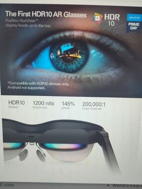 Air 4 Pro RayNeo HDR10 AR Glasses - Black